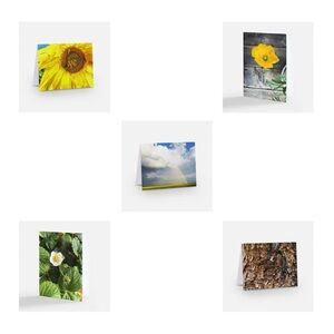 🌼 set of five cards